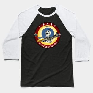 363rd Fighter Squadron - P51 Mustang Baseball T-Shirt